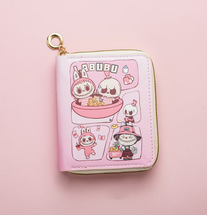 Wholesale Small Wallet Short Folding Card Holder Student Compact Multi-Compartment Wallet