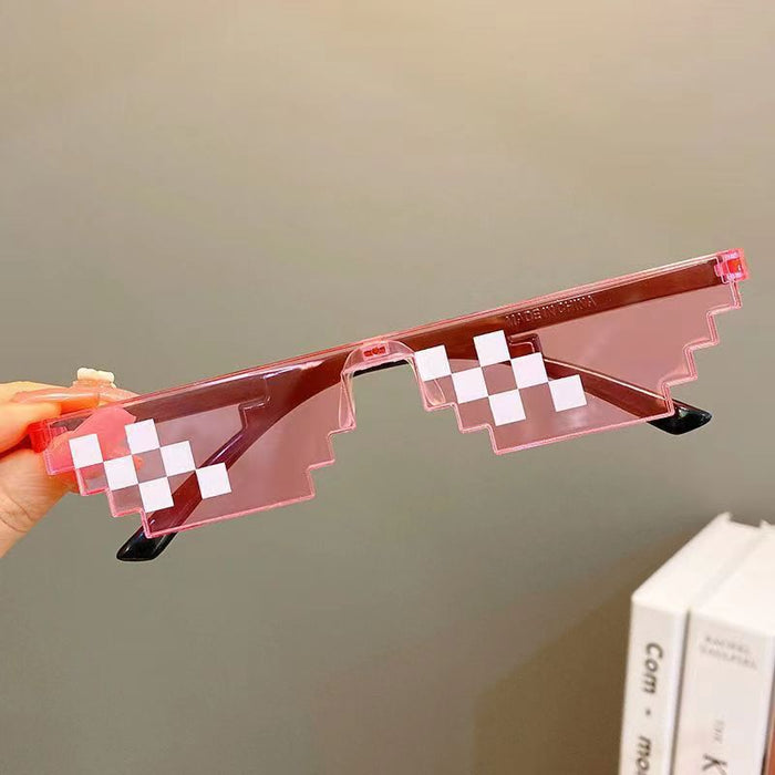 Wholesale Personalized mosaic glasses, funny sunglasses, party pixel glasses