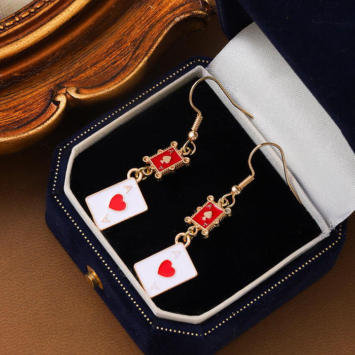 Wholesale Niche design high-end alloy pendant earrings