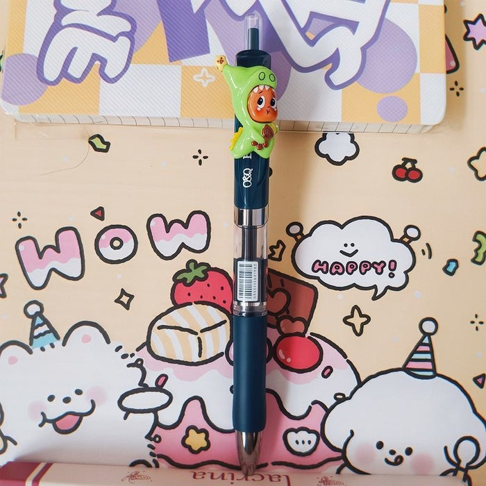 Wholesale Dinosaur Print Cute Gel Pens 0. 5mm Black Blue Ink Bulk Craft Supply