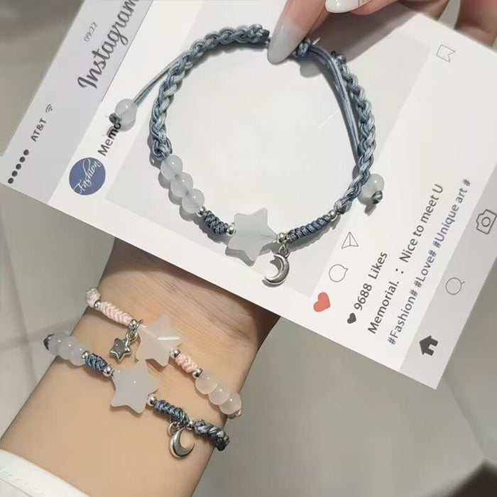 Wholesale Star Woven All-match Bracelet Hand Rope Super Fairy Couple Gift