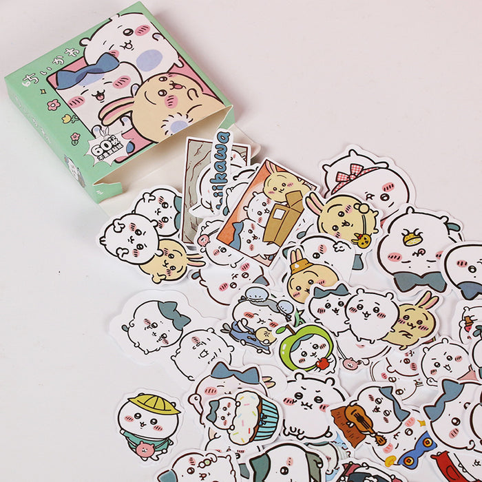 Wholesale 60Pcs Waterproof Chiikawa Cute Cartoon Sticker Pack For DIY Scrapbooking Party Favors Gift