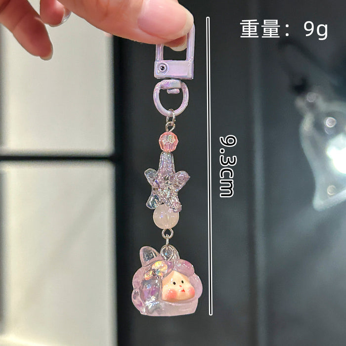 Wholesale Handmade Beaded Mobile Phone Chain Niche Jewelry Pendant  Best Friend Camera Bag Key Chain