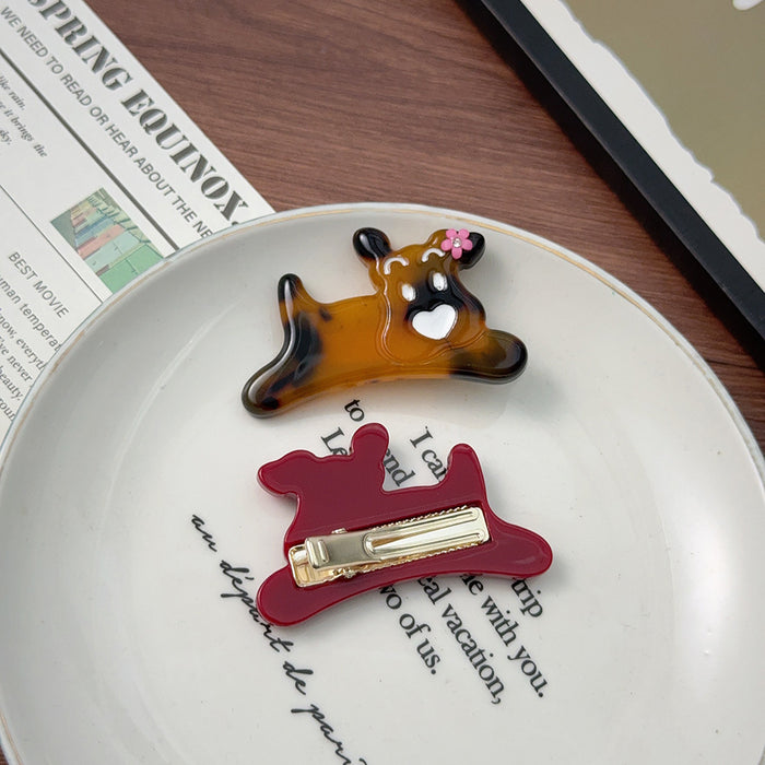 Wholesale cute puppy hair clip