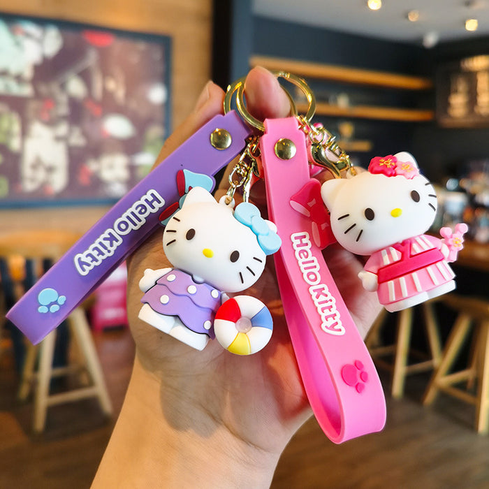 Wholesale Cartoon Doll Silicone Keychain JDC-KC-Tingm246