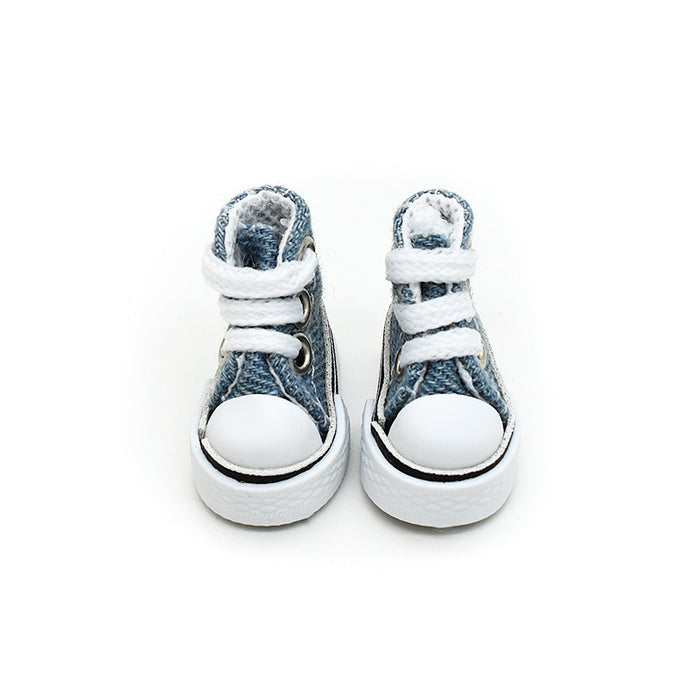 Wholesale  Canvas Shoes 10cm Cotton Doll Clothes Dressing Accessories