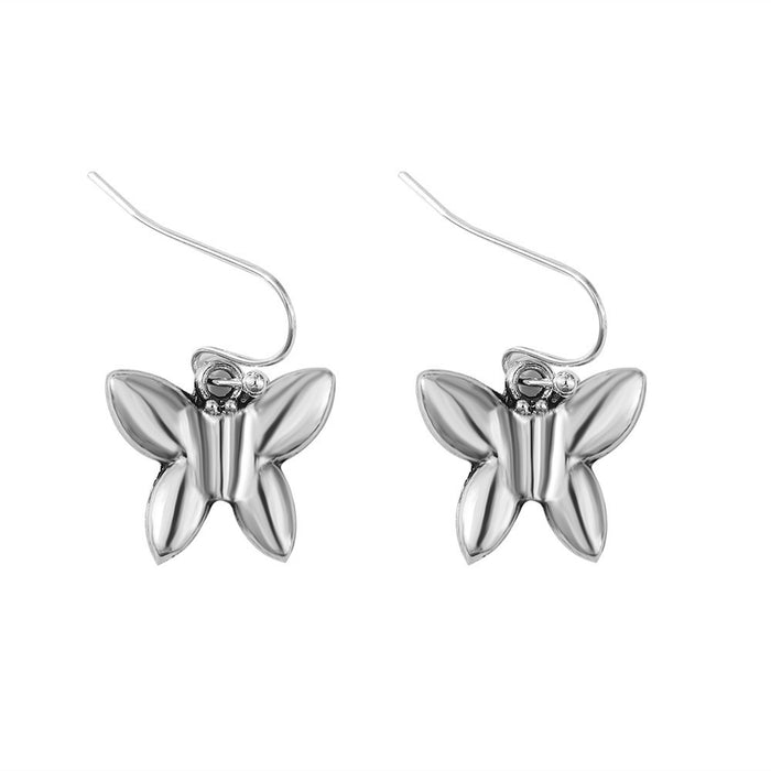 Wholesale 2pcs Retro Long Butterfly Simple Statemente Earrings