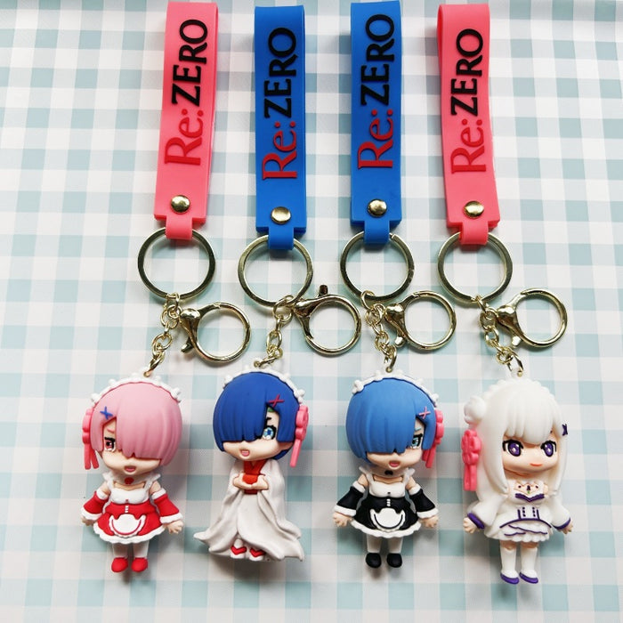 Wholesale PVC Cartoon Doll Keychain JDC-KC-WuYi174