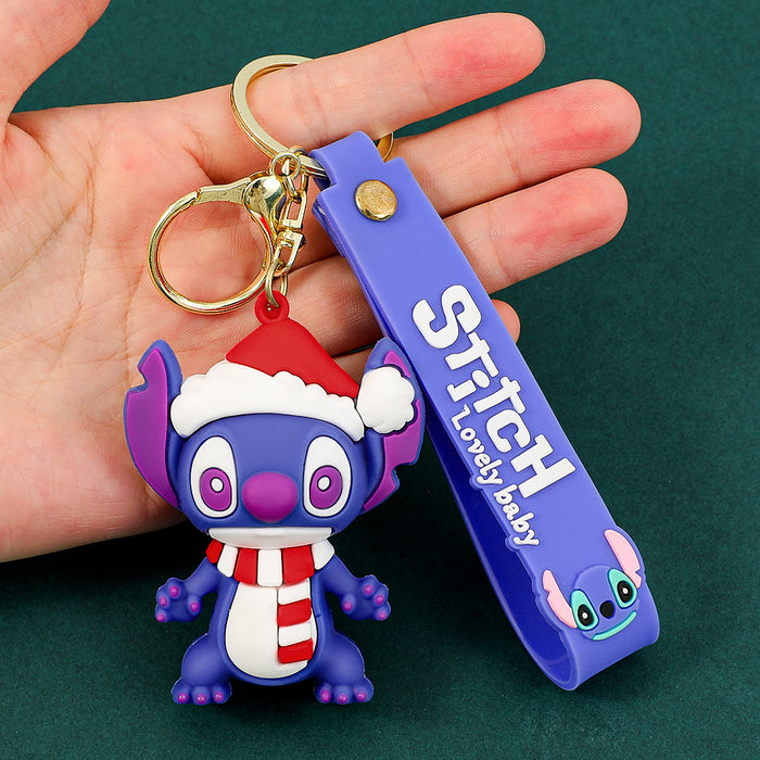 Wholesale Christmas Cartoon-themed cute f designs keychains