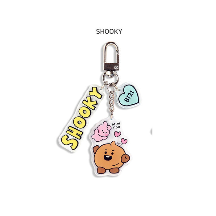 Wholesale Acrylic cute cartoon couple keychains