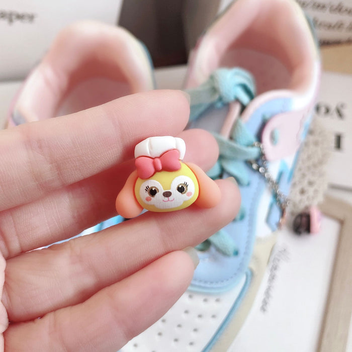 Wholesale plastic shoelace accessories shoelace buckle cartoon shoe upper decoration JDC-CS-ChenST001