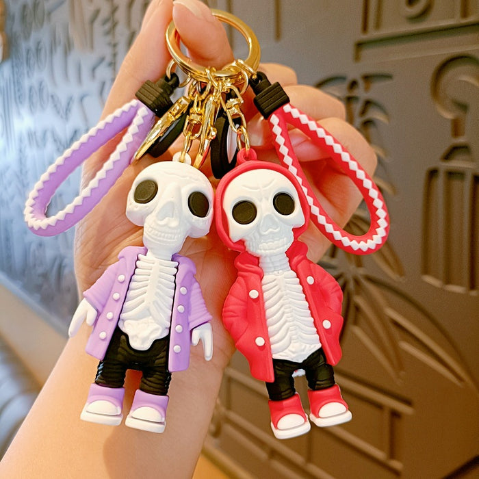 Wholesale Cartoon Doll Silicone Keychain JDC-KC-MingT261