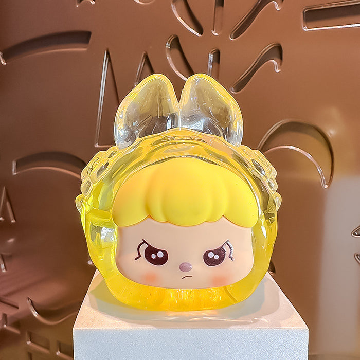 Wholesale rabbit liquid burst luminous ornaments cute healing girls gift