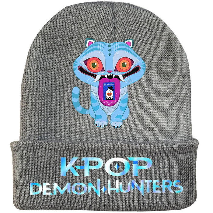 Wholesale Couple' s knitted hat autumn and winter fleece hat outdoor warmth wool hat