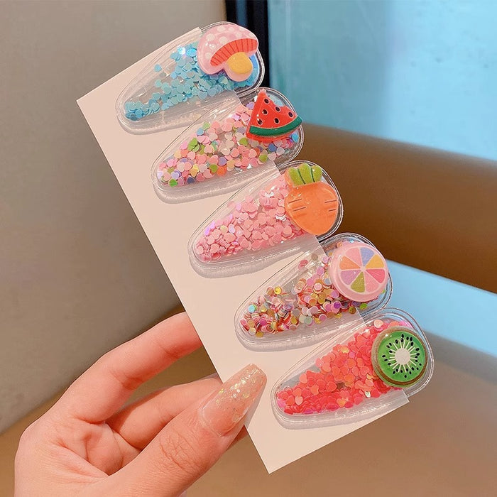 Wholesale Summer Fruit Hairpin Children' s Hair Clip