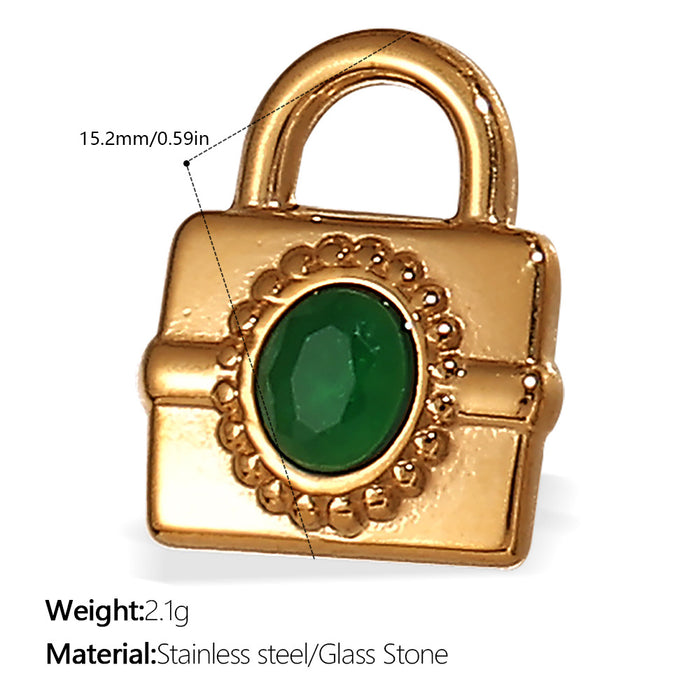 Wholesale  Pendant Accessories Inlaid Rhinestone All-match Pendant Inlaid Glass Stone Round Pendant Necklace