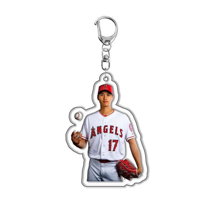 Wholesale Baseball Player Pitcher Acrylic Keychain Pendant
