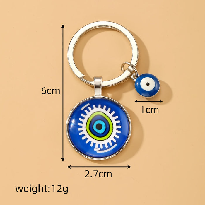 Wholesale Time Gem Demon Eye Alloy Keychain JDC-KC-HengX030