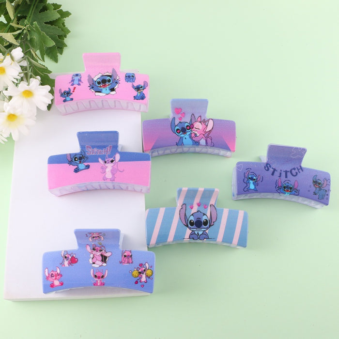 Wholesale acrylic double-sided grab clip back of the head shark clip