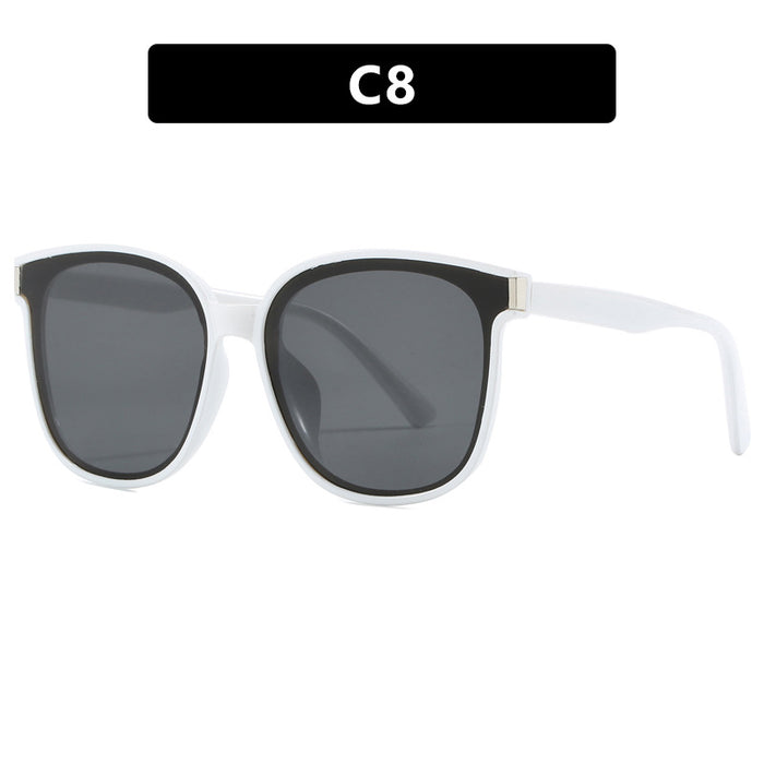 Wholesale Sunglasses with retro large frame and high-end feel, UV resistant sunglasses