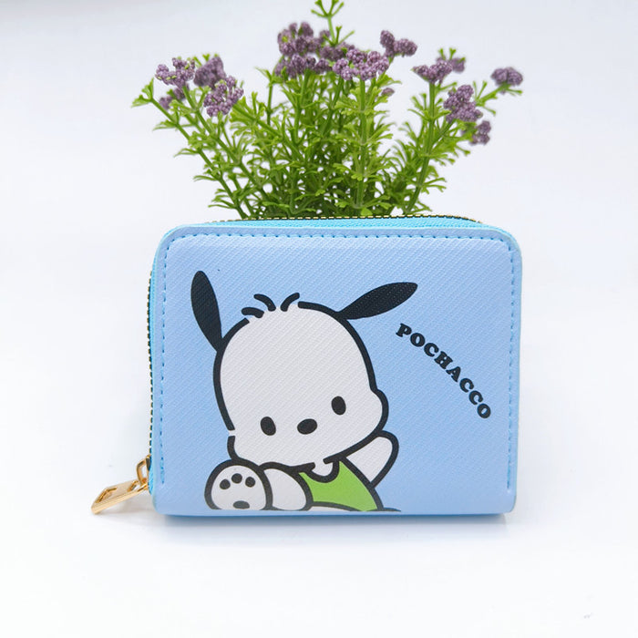 Wholesale Fashion Cartoon PU Zipper Coin Purse Cute Fish XO Design Multi Purpose Card Key Earphone Storage Pouch