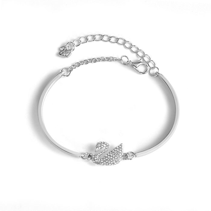 Wholesale Swan Bracelet Diamond Bracelet Bracelet Cross-border Micro-source Jewelry