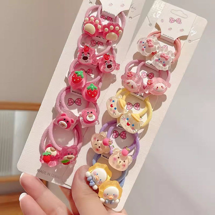 Wholesale Cartoon Cute Animal Hair Band Does Not Hurt Hair Rope Hair Accessories