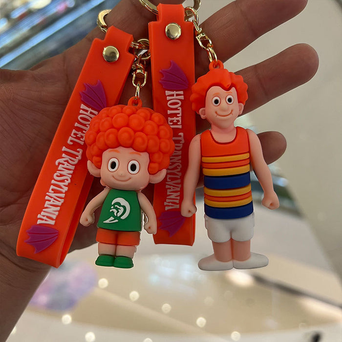 Wholesale Creative Soft Rubber Doll PVC Keychain (F) JDC-KC-XingS008