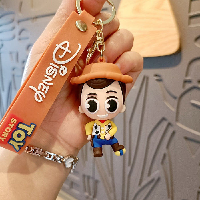 Wholesale Silicone Cartoon Doll Keychain JDC-KC-MingT100