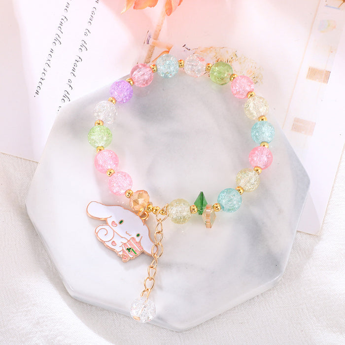 Wholesale Children' s popcorn bracelet beaded bracelet crystal cute cartoon