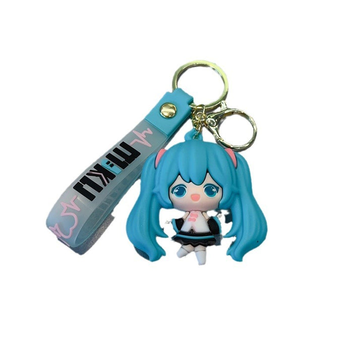 Wholesale Cartoon Cute Pvc Doll Keychain JDC-KC-YueW008