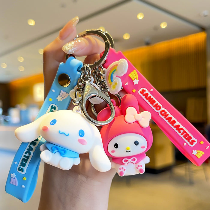 Wholesale Cute Cartoon Three-dimensional Silicone Keychain (S)  JDC-KC-ZhiZ004