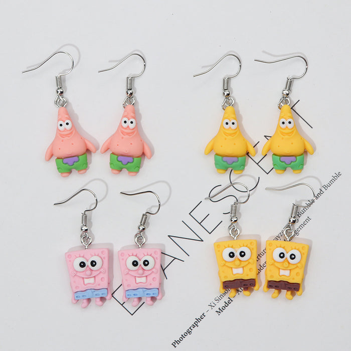 Wholesale Sponge Baby Resin Earrings JDC-ES-NiQ001