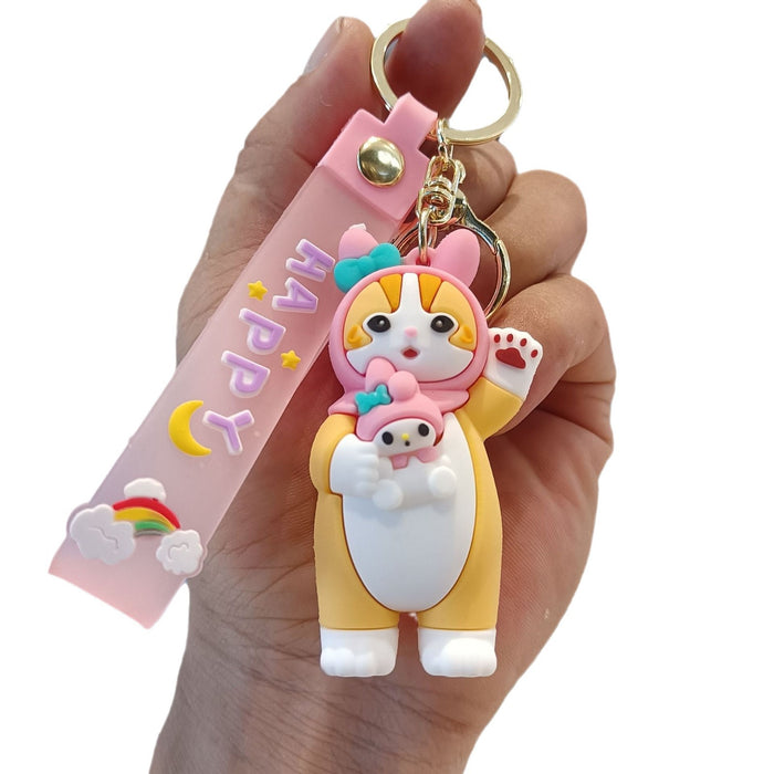 Wholesale PVC Cartoon Doll Keychain JDC-KC-KuangK014