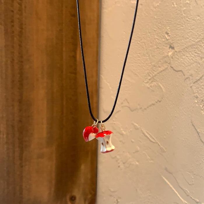 Wholesale  beaded  apple nuclear necklace  clavicle chain all-match niche  necklace