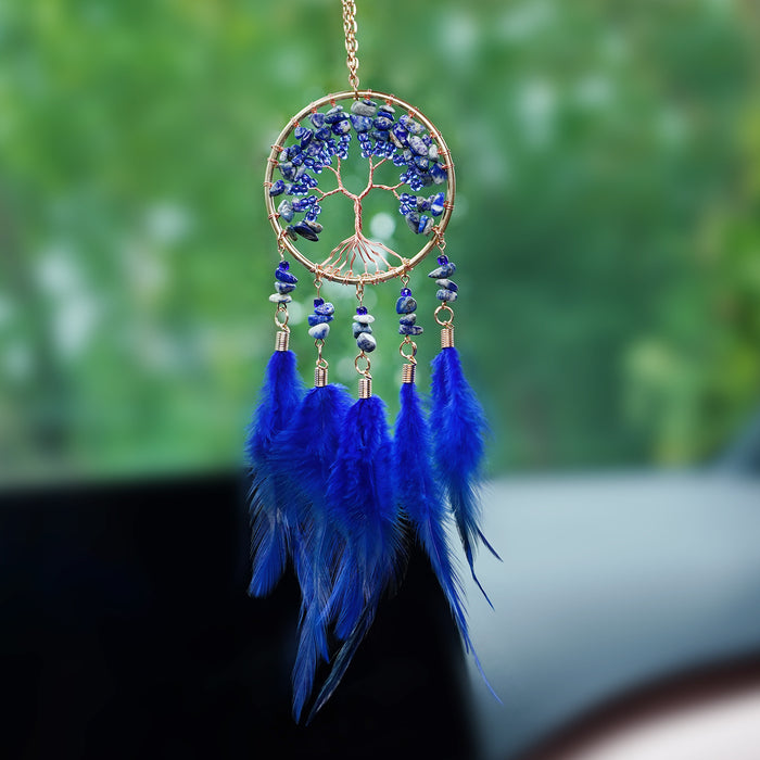 Wholesale Glass Crystal Life Tree Car Hanging Decoration Chic Fashion Accessory MOQ≥2