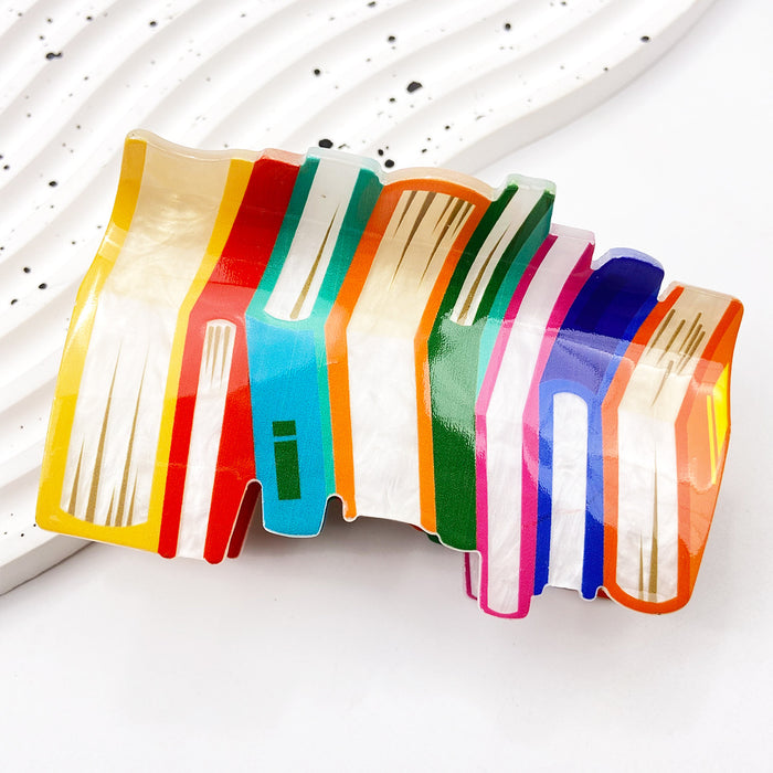 Wholesale Large Color-Blocked Book Clip