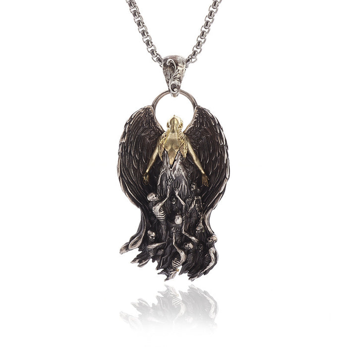 Wholesale  Retro Alloy Cartoon Character Pendant Necklace