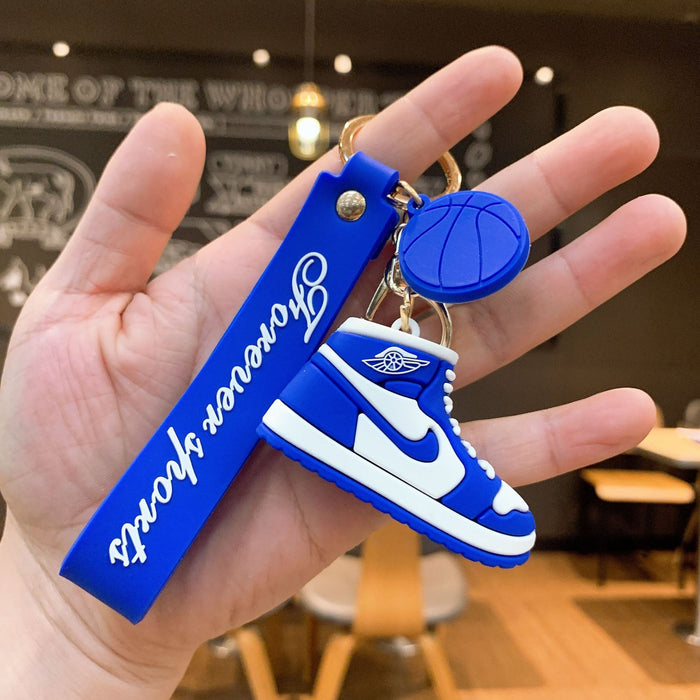 Wholesale Silicone Basketball Shoe Keychain JDC-KC-JuJi019