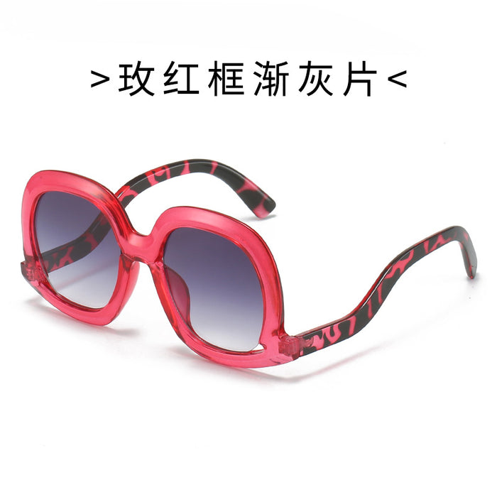 Wholesale New trendy sunglasses, retro large frame sunglasses, sunglasses