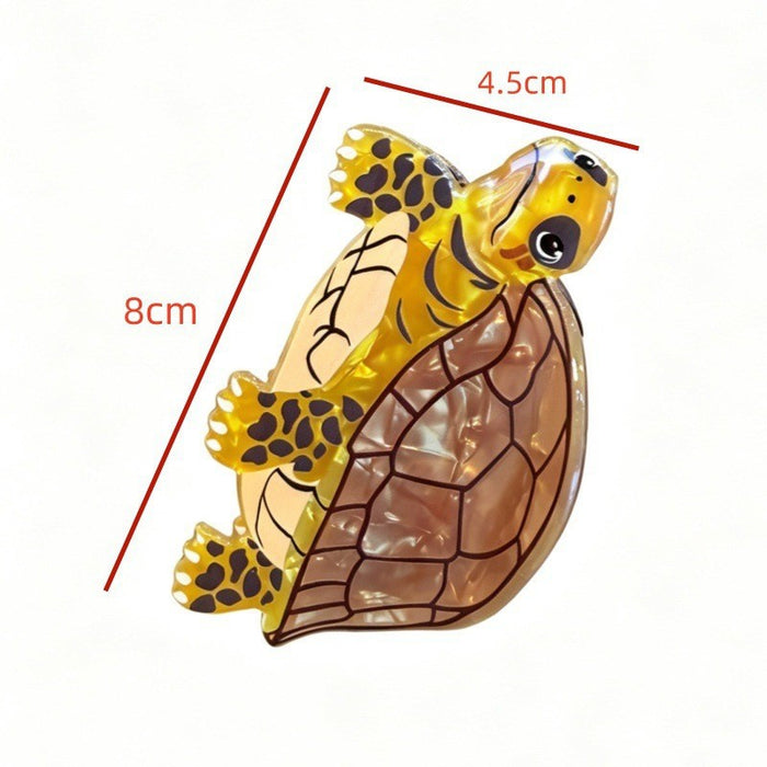 Wholesale Tropical Fish Design Acrylic Hair Clip Ocean Series Trout Claw Clip