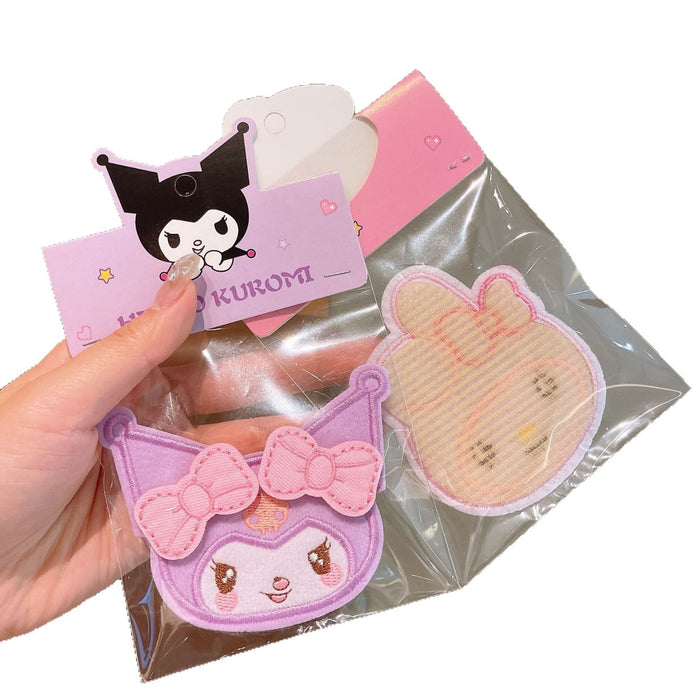 Wholesale cute cat  embroidery Hair Clips