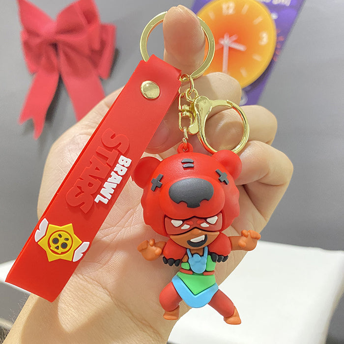 Wholesale Cute PVC cartoon character keychains