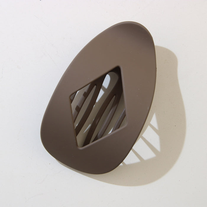 Wholesale Personalized fashion leopard print all-match flat duckbill hairpin diamond-shaped solid hairpin hair accessories headdress