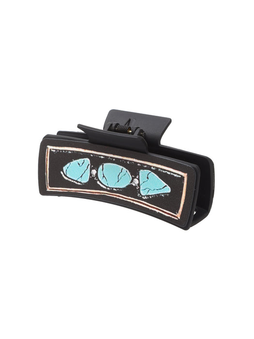 Wholesale Western Style Leather Hairpin Sunflower Shark Clip Women' s Grab Clip