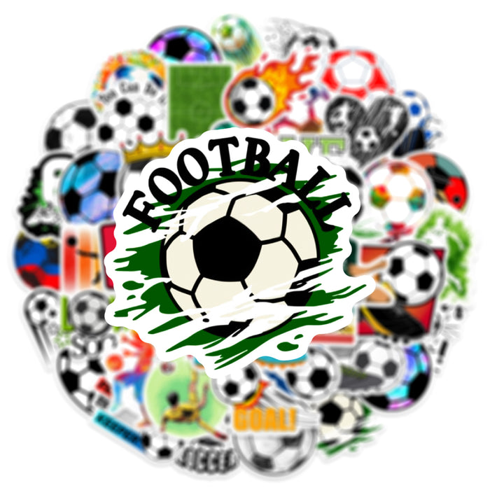 Wholesale 50 football graffiti waterproof stickers