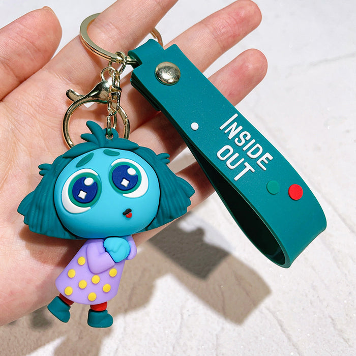 Wholesale PVC Cartoon Three-dimensional Keychain JDC-KC-Qiwei029