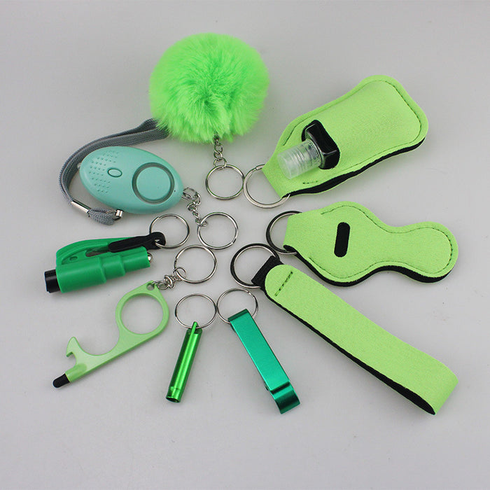 Wholesale Diving Cloth Multifunctional Keychain 10-piece Set JDC-KC-TouMS067