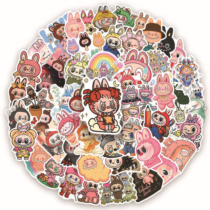 Wholesale Cute Cartoon Waterproof Decorative Stickers for Mobile Phones,  Computers,  Water Cups,  Self-Adhesive Material Stickers