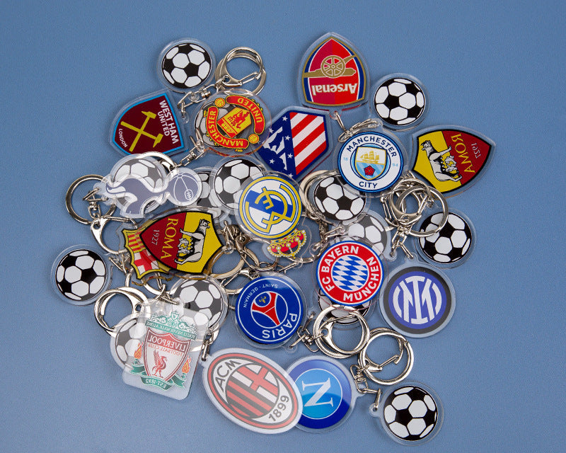 Wholesale Acrylic Keychain with Badge Fashion Accessory for Fans